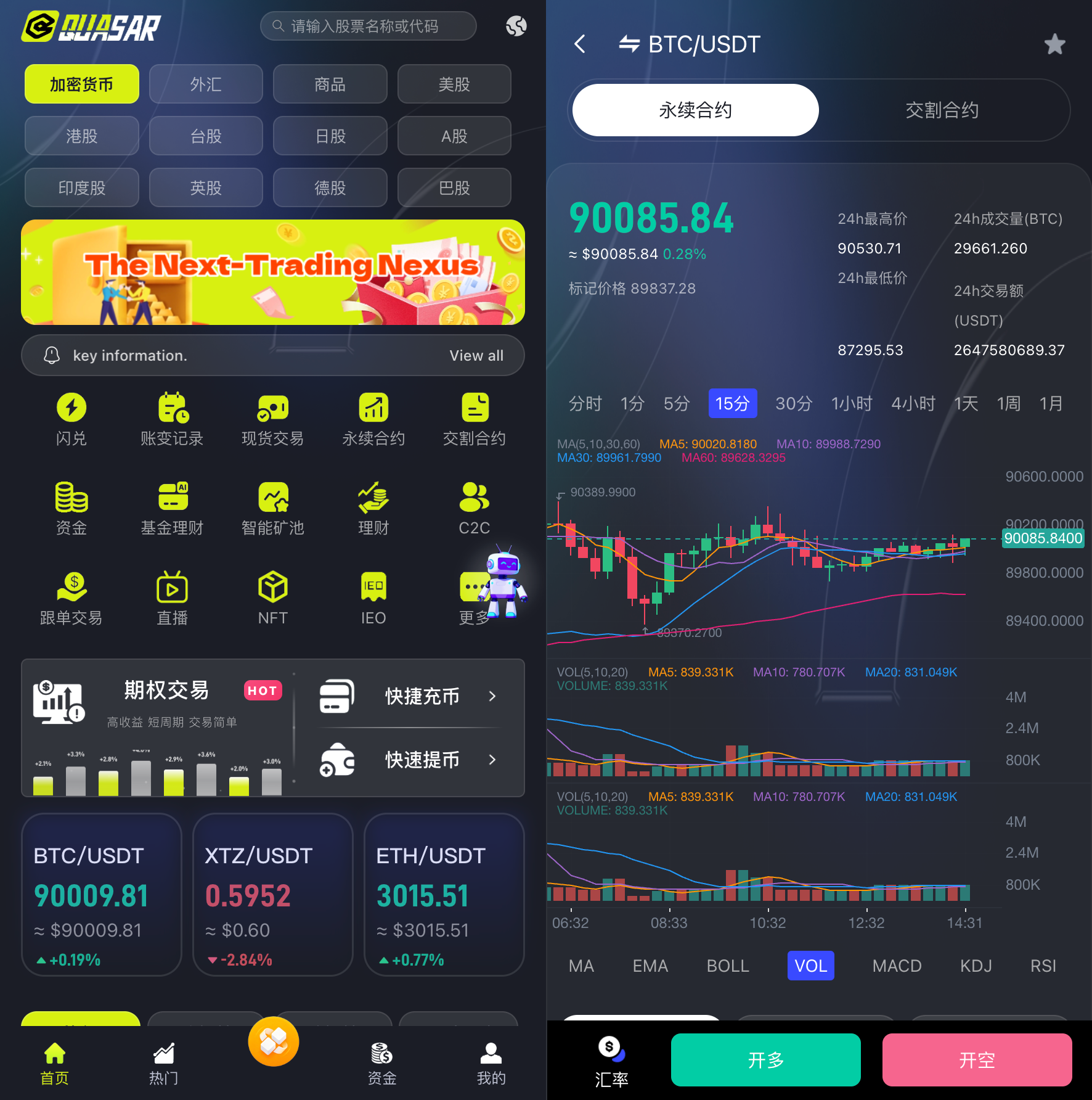 多语言34种语言,综合股票交易所源码,可二开