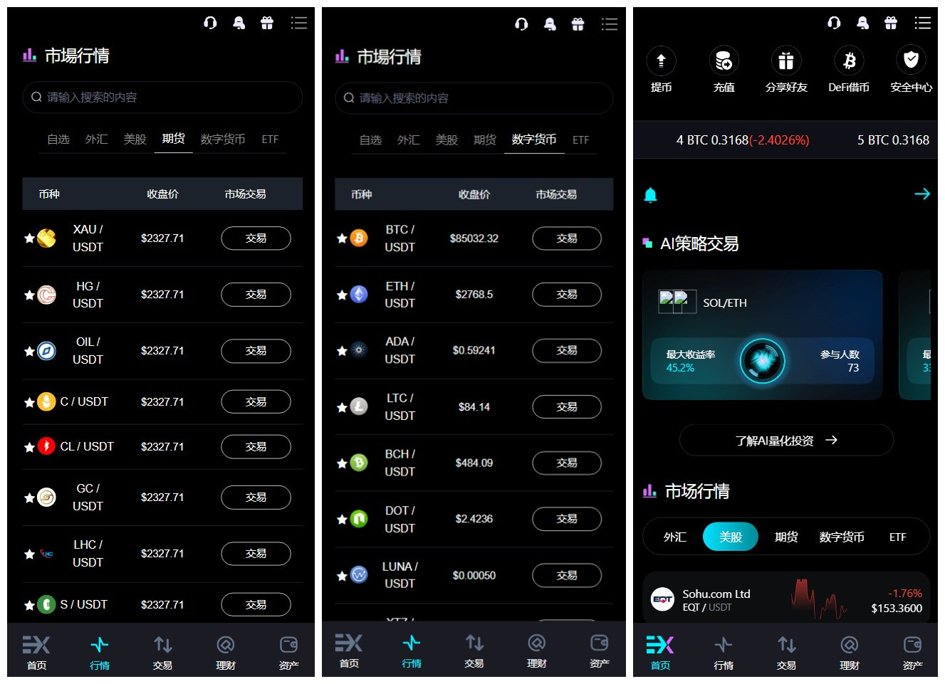 多语言交易所源码/支持外汇/数字货币